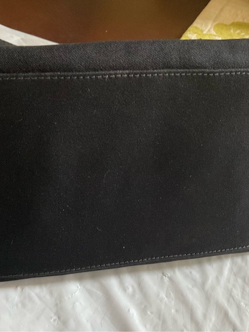 Salvatore Ferragamo VARA Black Canvas Chain Link Vintage Shoulder Bag - Picture 12 of 12